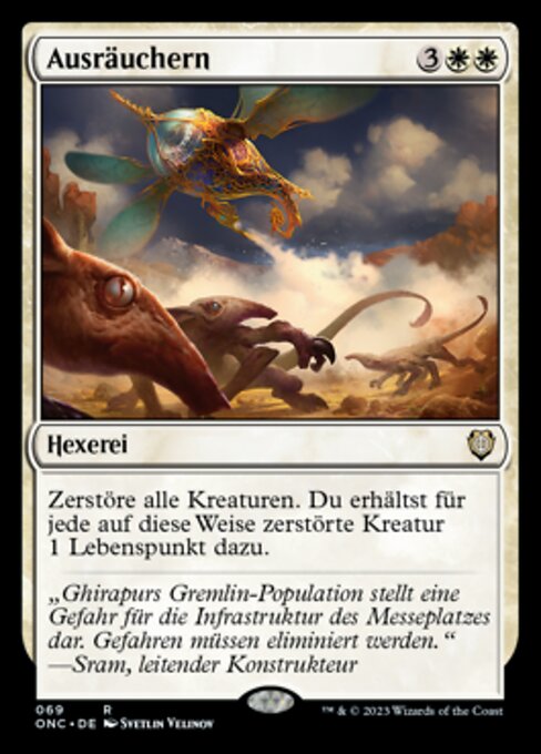 Ausräuchern ONC-69 Rare Near Mint Deutsch