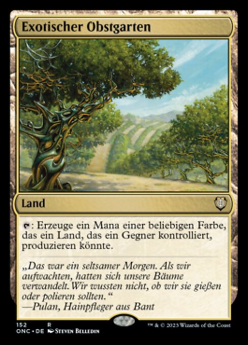 Exotischer Obstgarten ONC-152 Rare Near Mint Deutsch