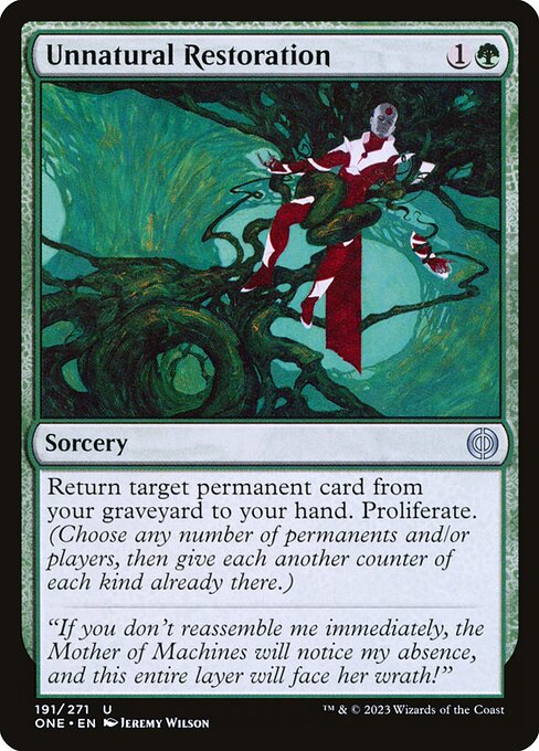Unnatural Restoration ONE-191 Uncommon Near Mint Englisch Foil