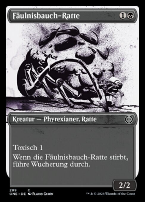 Fäulnisbauch-Ratte (V.1) XONE-289 Common Near Mint Deutsch
