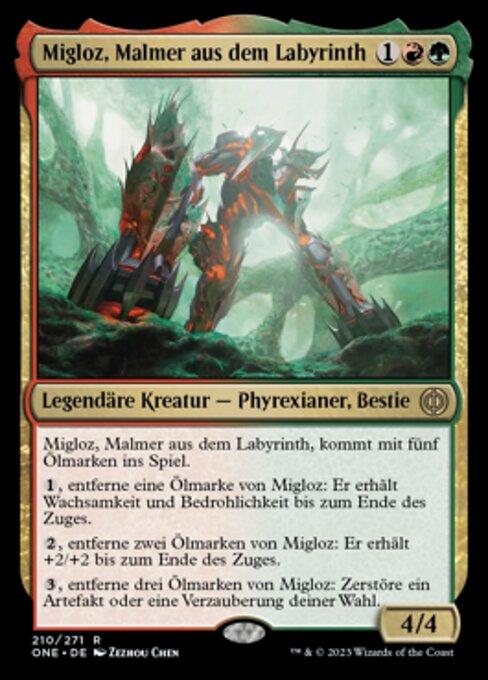 Migloz, Malmer aus dem Labyrinth ONE-210 Rare Near Mint Deutsch