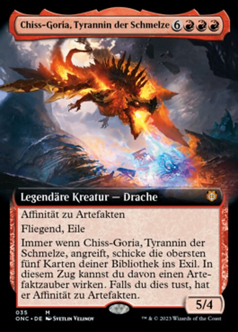Chiss-Goria, Forge Tyrant XONC-35 Mythic Near Mint Deutsch Foil
