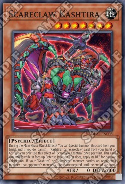 Scareclaw Kashtira OP21-008 Super Rare Excellent Englisch
