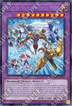 Wake Up Your Elemental HERO MAZE-014 Ultra Rare Good Englisch 1. Auflage