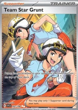 Rüpel von Team Star SVI-242 Ultra Rare Light Played Deutsch