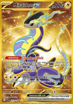 Miraidon ex SVI-253 Secret Rare Good Deutsch