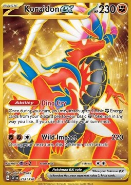 Koraidon ex SVI-254 Secret Rare Excellent Deutsch