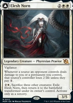 Elesh Norn // The Argent Etchings MOM-12 Mythic Good Englisch Foil