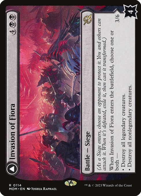 Invasion of Fiora // Marchesa, Resolute Monarch MOM-114 Rare Near Mint Englisch