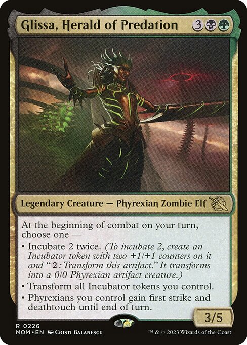 Glissa, Heroldin der Hetzjagd MOM-226 Rare Near Mint Englisch Foil