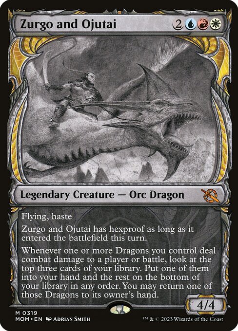 Zurgo and Ojutai XMOM-319 Mythic Excellent Englisch Foil
