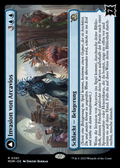 Invasion of Arcavios // Invocation of the Founders MOM-61 Rare Excellent Deutsch