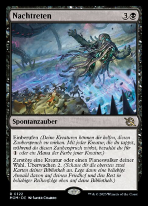 Nachtreten MOM-122 Rare Near Mint Deutsch