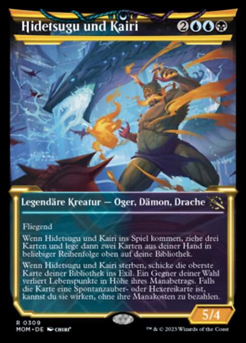 Hidetsugu und Kairi XMOM-309 Rare Excellent Deutsch