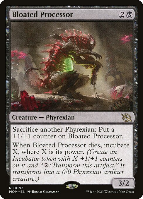 Bloated Processor MOM-93 Rare Near Mint Englisch Foil