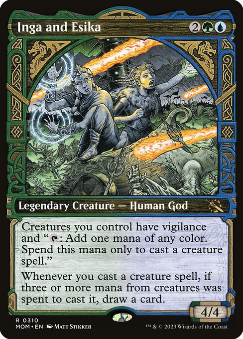 Inga und Esika XMOM-310 Rare Excellent Englisch Foil