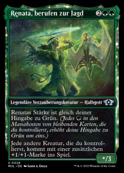 Renata, berufen zur Jagd (V.1) MUL-28 Uncommon Excellent Deutsch