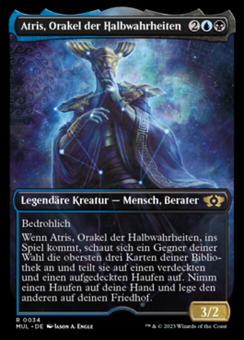 Atris, Orakel der Halbwahrheiten (V.1) MUL-34 Rare Near Mint Deutsch