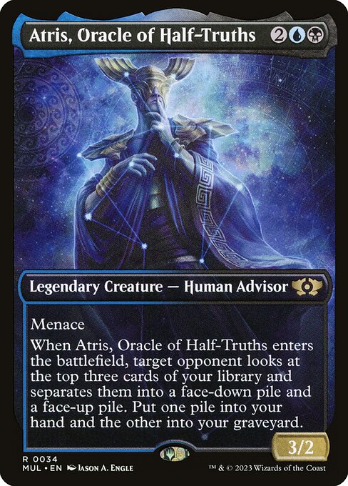 Atris, Oracle of Half-Truths MUL-34 Rare Near Mint Englisch
