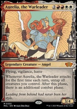 Kriegsführerin Aurelia (V.1) MUL-35 Mythic Good Englisch Foil