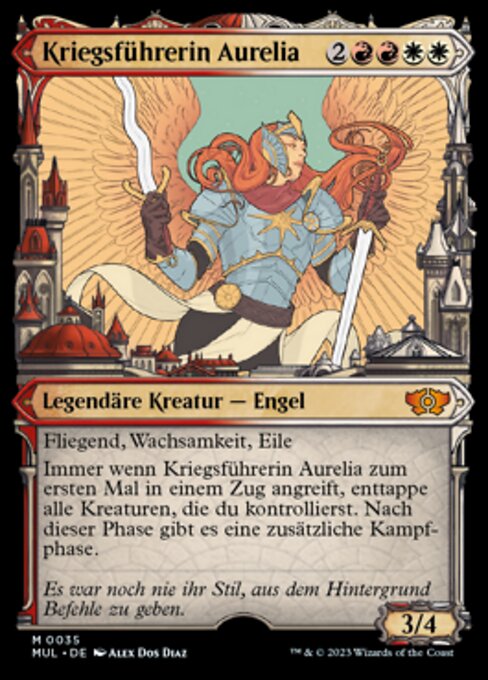 Kriegsführerin Aurelia MUL-35 Mythic Near Mint Deutsch