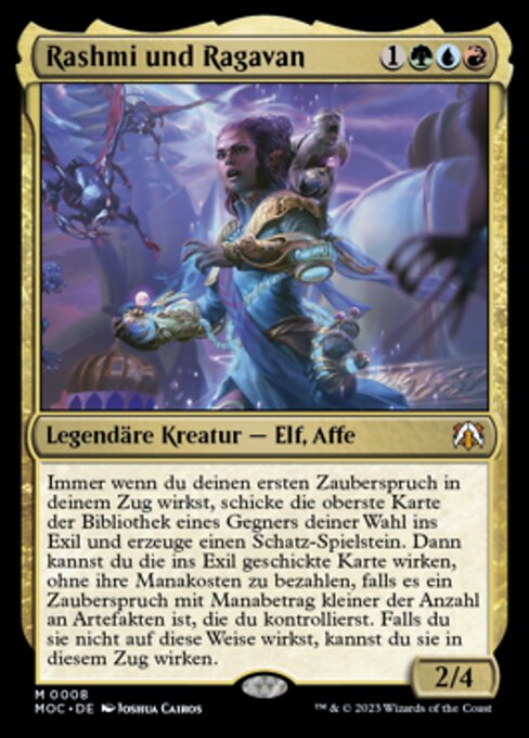 Rashmi und Ragavan MOC-8 Mythic Near Mint Deutsch