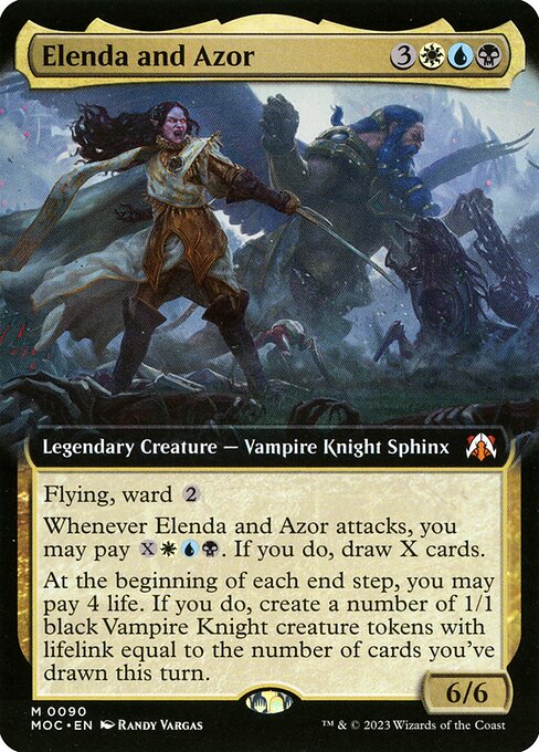 Elenda and Azor XMOC-90 Mythic Near Mint Englisch Foil