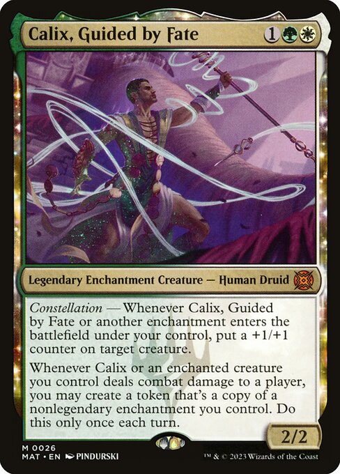 Calix, Guided by Fate MAT-26 Mythic Near Mint Englisch