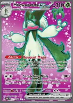 Meowscarada ex PAL-231 Ultra Rare Near Mint Englisch