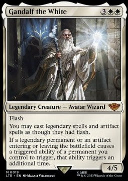 Gandalf der Weiße LTR-19 Mythic Excellent Englisch Foil