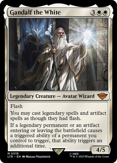 Gandalf the White LTR-19 Mythic Near Mint Englisch