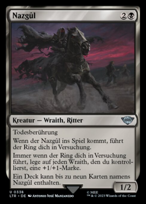 Nazgûl XLTR-338 Uncommon Near Mint Deutsch
