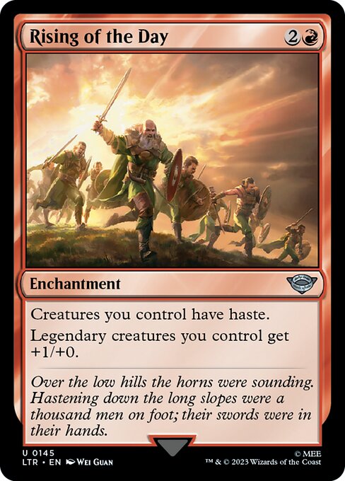 Rising of the Day LTR-145 Uncommon Excellent Englisch