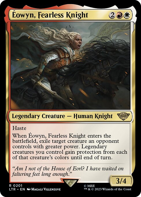 Éowyn, Fearless Knight LTR-201 Rare Near Mint Englisch