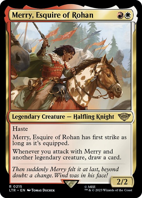 Merry, Esquire of Rohan LTR-215 Rare Near Mint Englisch