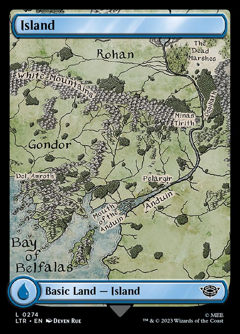 Island (V.3) LTR-274 Land Near Mint Englisch Foil