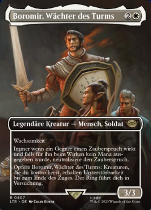 Boromir, Wächter des Turms XLTR-407 Rare Near Mint Deutsch