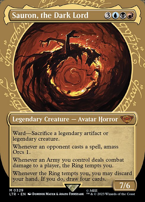 Sauron, the Dark Lord XLTR-329 Mythic Excellent Englisch