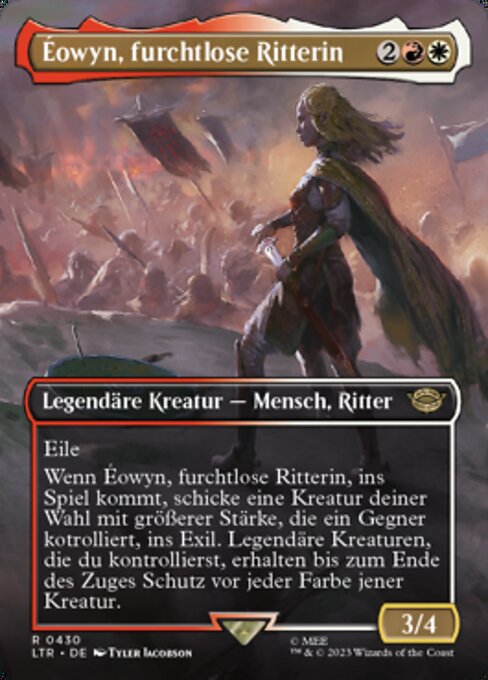 Éowyn, furchtlose Ritterin XLTR-430 Rare Near Mint Deutsch Foil