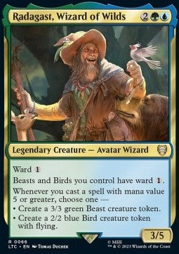 Radagast, Wizard of Wilds LTC-66 Rare Near Mint Englisch
