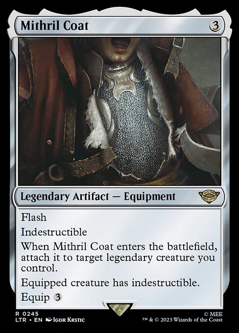 Kettenhemd aus Mithril LTR-245 Rare Good Englisch Foil
