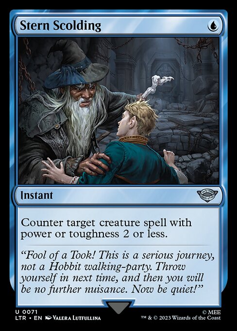 Stern Scolding LTR-71 Uncommon Good Englisch Foil