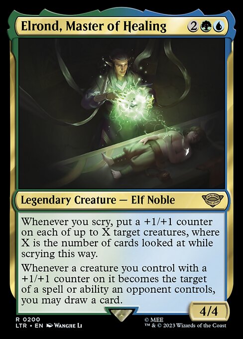 Elrond, Master of Healing LTR-200 Rare Near Mint Englisch