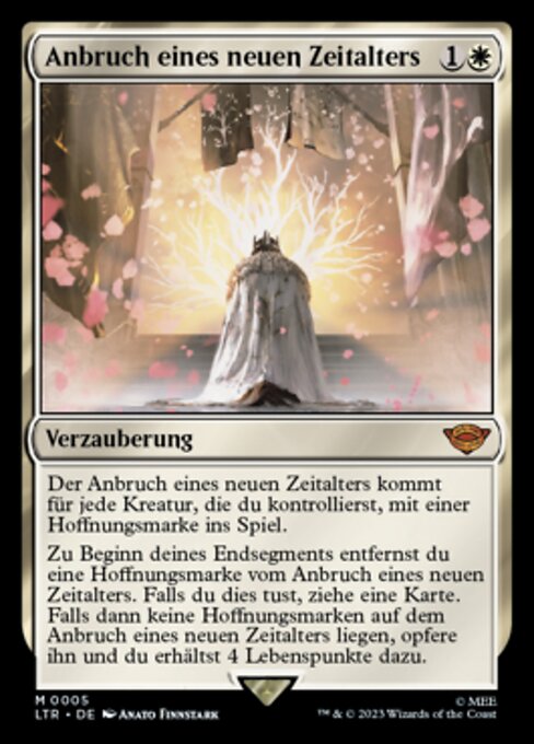 Anbruch eines neuen Zeitalters LTR-5 Mythic Near Mint Deutsch