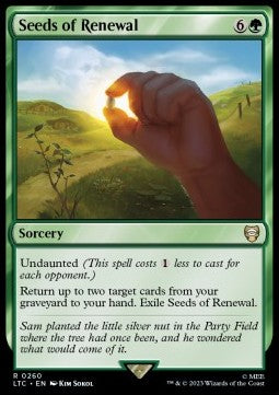 Seeds of Renewal LTC-260 Rare Near Mint Englisch