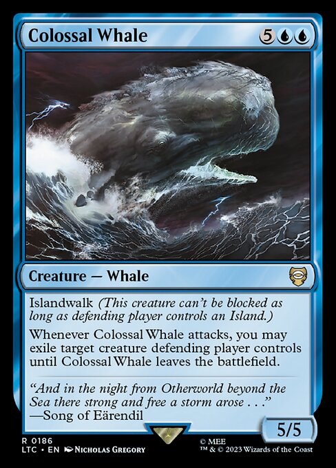 Colossal Whale LTC-186 Rare Near Mint Englisch