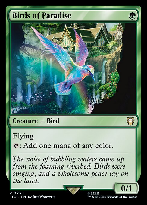 Birds of Paradise LTC-235 Rare Good Englisch
