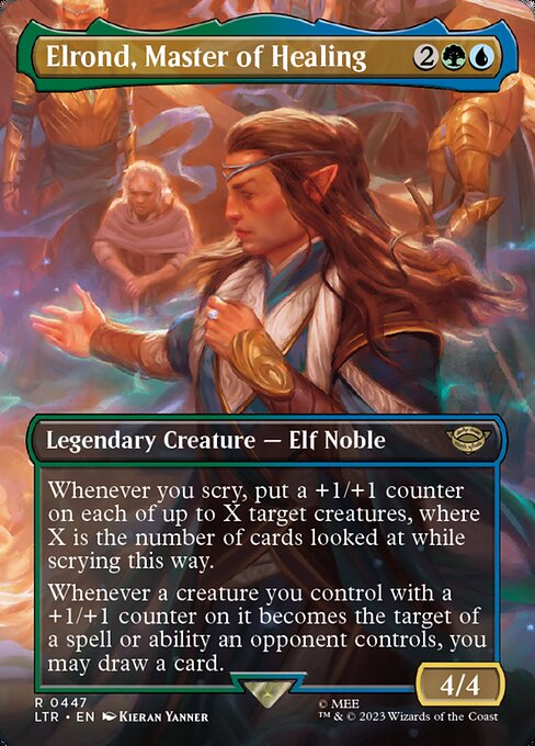 Elrond, Meister der Heilung (V.2) XLTR-447 Rare Near Mint Englisch Foil