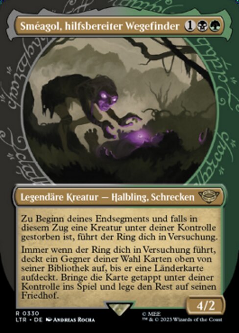 Sméagol, hilfsbereiter Wegefinder XLTR-330 Rare Near Mint Deutsch