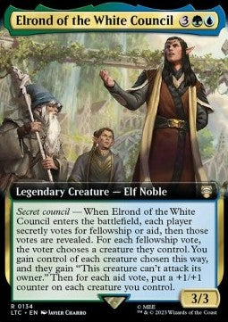 Elrond vom Weißen Rat XLTC-134 Rare Excellent Englisch